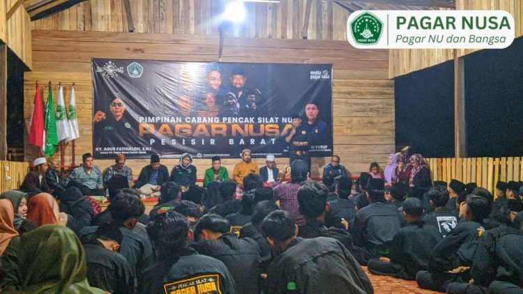 Pimpinan Cabang PSNU Pagar Nusa Pesisir Barat Gelar Tasyakuran Pengesahan Anggota Baru