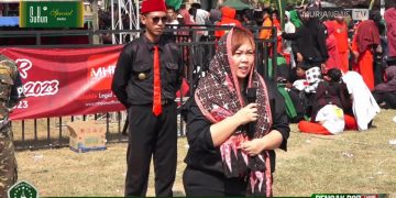 Putri Gus Dur, Inayah Wahid Hadiri Pencak Dor Pagar Nusa Kudus, Ingatkan Pentingnya Jaga Silaturrahmi