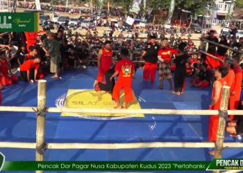 Ratusan Pendekar Pencak Silat Ramaikan Pencak Dor PC Pagar Nusa Kudus