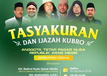 PCI PSNU Pagar Nusa Mesir Gelar Tasyakuran dan Ijazah Kubro