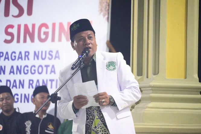Resmi Jadi Anggota Kehormatan Pagar Nusa, Ini Pesan Bupati Kuansing Suhardiman Amby