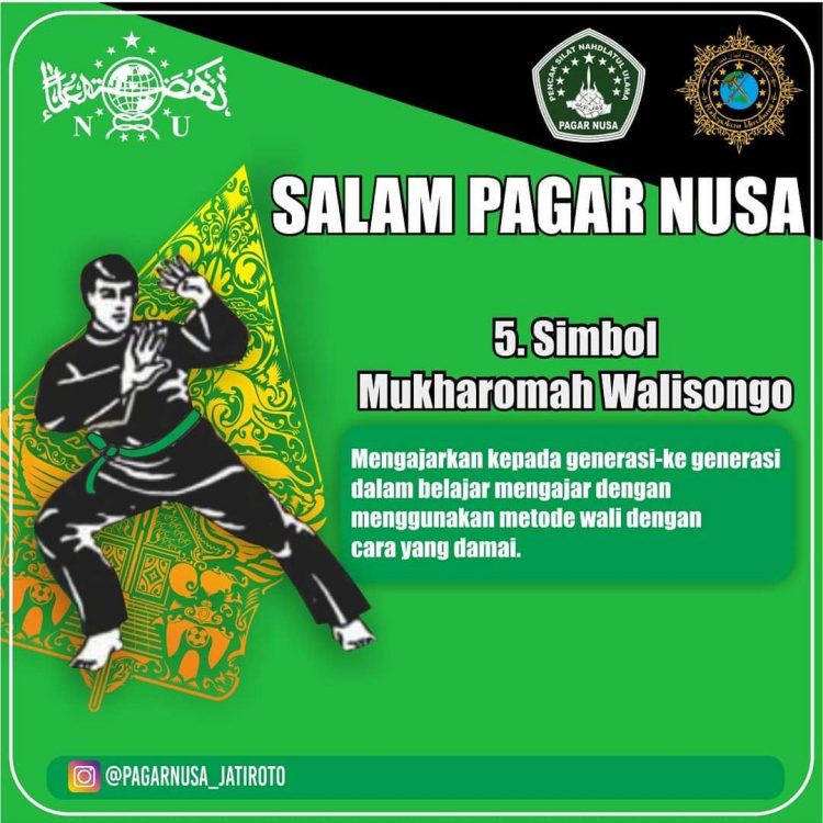 Gerakan Salam Pagar Nusa Ke Lima, Simbol Mukarromah Wali Songo