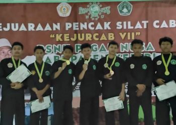 Pesilat Mambaul Hisan Badalpandean Borong Medali Kejurkab VII PSNU Pagar Nusa Kabupaten Kediri 2023