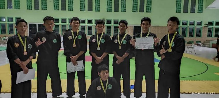 Pesilat Mambaul Hisan Badalpandean Borong Medali Kejurkab VII PSNU Pagar Nusa Kabupaten Kediri 2023