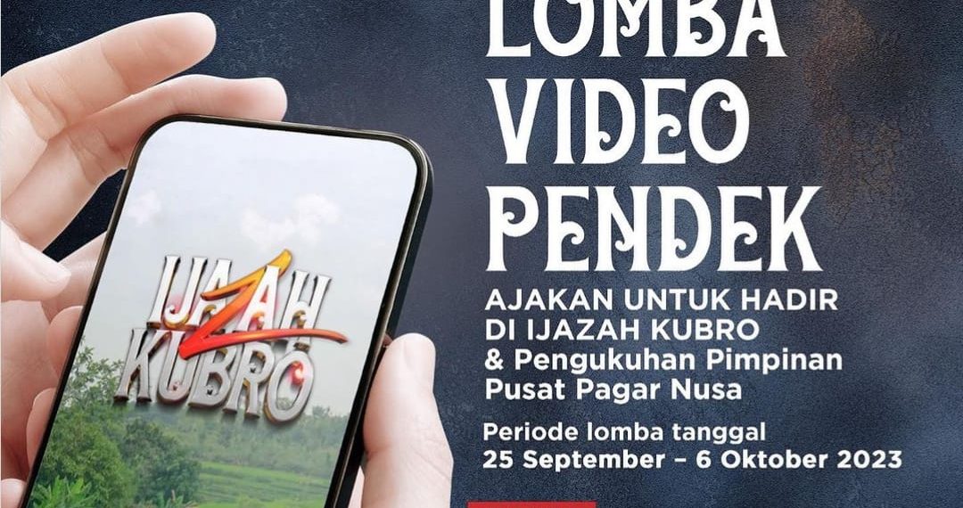 Ikuti LOMBA VIDEO PENDEK Ajakan untuk Hadir Ijazah Kubro Pagar Nusa, Begini Caranya!