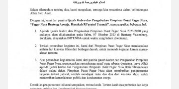PENGUMUMAN RESMI PP PAGAR NUSA TENTANG PENUNDAAN IJAZAH KUBRO