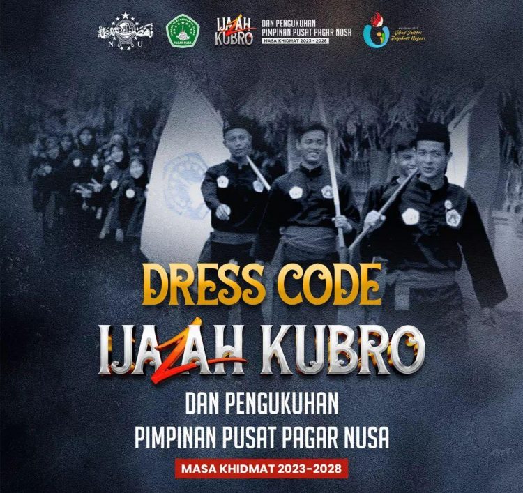 Dress Code Ijazah Kubro dan Pengukuhan Pimpinan Pusat Pagar Nusa