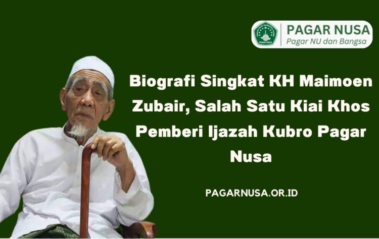 Biografi Singkat KH Maimoen Zubair, Salah Satu Kiai Khos Pemberi Ijazah Kubro Pagar Nusa